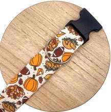 Load image into Gallery viewer, Thanksgiving Turkeys and Football Dog Collar