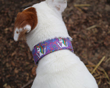 Load image into Gallery viewer, Dog Collar/ Middle Finger Unicorn Dog Collar/ Flip Off Dog Collar/ Funny Dog Collar/ Swearing Dog Collar/ Adult Dog Collar/ Fabric Dog Collar