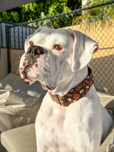 Load image into Gallery viewer, Dog Collar/ Oktoberfest Dog Collar/ Beer and Pretzel Dog Collar/ Sausage and Pretzel Dog Collar/ Autumn Dog Collar/ Fabric Dog Collar