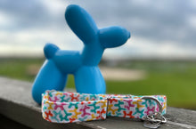 Load image into Gallery viewer, Dog Collar/ Balloon Dog Dog Collar/ Birthday Dog Collar/ Celebrate Dog Collar/ Fabric Dog Collar