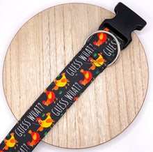 Load image into Gallery viewer, Dog Collar/ Chicken Butt Dog Collar/ Guess What Dog Collar/ Funny Dog Collar/ Jokes Dog Collar