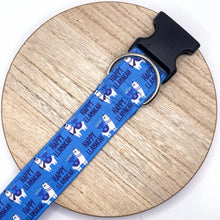 Load image into Gallery viewer, Dog Collar/ Hanukkah Dog Collar/ Llama Dog Collar/ Winter Dog Collar/ Fabric Dog Collar