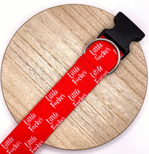 Load image into Gallery viewer, Dog Collar/ Little F*cker Dog Collar/ Funny Dog Collar/ Swearing Dog Collar/ Adult Dog Collar/Fabric Dog Collar