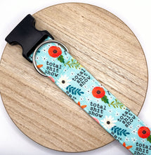 Load image into Gallery viewer, Dog Collar/ Total Shit Show Dog Collar/ Flower Dog Collar/ Funny Dog Collar/ Swearing Dog Collar/ Adult Dog Collar/Fabric Dog Collar