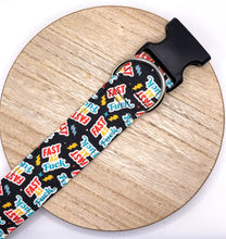Load image into Gallery viewer, Dog Collar/ Fast as Fuck Dog Collar/ Fast Dog Dog Collar/ Swearing Dog Collar/ Adult Dog Collar/Fabric Dog Collar