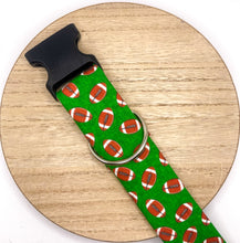 Load image into Gallery viewer, Green Football Dog Collar