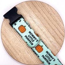 Load image into Gallery viewer, Dog Collar/ Mommy's Pumpkin Dog Collar/ Little Pumpkin Dog Collar/ Mama's Dog Collar/ Autumn Dog Collar/ Fabric Dog Collar