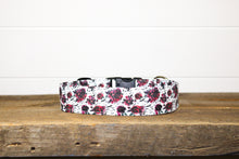 Load image into Gallery viewer, Dog Collar/  Bats Dog Collar/ Gothic Dog Collar/ Spooky Dog Collar/ Halloween Dog Collar/ Fabric Dog Collar