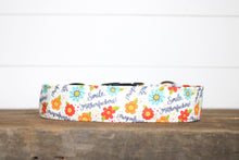 Load image into Gallery viewer, Dog Collar/ Smile Motherf*ckers Dog Collar/ Swear Dog Collar/ Adult Dog Collar/Fabric Dog Collar