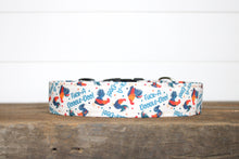 Load image into Gallery viewer, Dog Collar/ F*ck A Doodle Doo Dog Collar/ Rooster Dog Collar/ Adult Dog Collar/Fabric Dog Collar