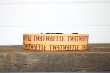 Load image into Gallery viewer, Dog Collar/ Twatwaffle Dog Collar/ Wffle Dog Collar/ Swear Dog Collar/Fabric Dog Collar