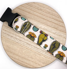 Load image into Gallery viewer, Dog Collar/ Cact-Ass Dog Collar/ Butt Cactus Dog Collar/ Booty Dog Collar/ Cactus Dog Collar/ Fabric Dog Collar
