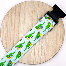 Load image into Gallery viewer, Dog Collar/ Dino Taco Dog Collar/ Food Dog Collar/ Fabric Dog Collar/ Taco Dog Collar