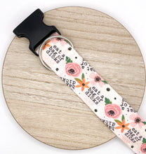 Load image into Gallery viewer, Dog Collar/ Eat a Bag of D*cks Dog Collar/ Flower Dog Collar/ Cussing Dog Collar/Fabric Dog Collar