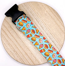 Load image into Gallery viewer, Dog Collar/ Fast Food Dog Collar/ Cute Food Dog Collar/Fabric Dog Collar