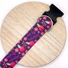 Load image into Gallery viewer, Dog Collar/ F*ck Off Mcf*ckface Dog Collar/ Swear Dog Collar/ Adult Dog Collar/Fabric Dog Collar