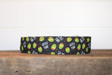 Load image into Gallery viewer, Dog Collar/ Olive You Dog Collar/ Valentines Dog Collar/ Olives Dog Collar/ Cute Dog Collar/ Fabric Dog Collar