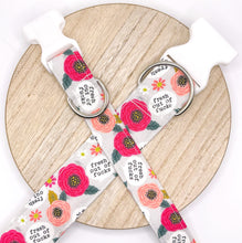 Load image into Gallery viewer, Dog Collar/ Fresh Out of F*cks Dog Collar/ Flower Dog Collar/ Cussing Dog Collar/Fabric Dog Collar
