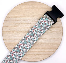 Load image into Gallery viewer, Dog Collar/ Little Jaws Dog Collar/ Shark Dog Collar/ Ocean Dog Collar/ Fabric Dog Collar