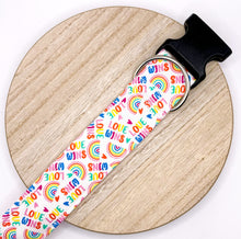Load image into Gallery viewer, Dog Collar/ Love Wins Dog Collar/ Pride Dog Collar/ Rainbow Dog Collar