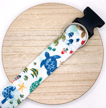 Load image into Gallery viewer, Dog Collar/ Turtle Dog Collar/ Fish Dog Collar/ Animal Dog Collar/ Ocean Dog Collar/ Fabric Dog Collar