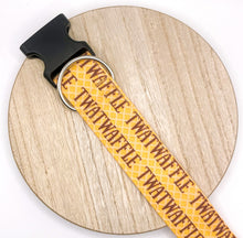 Load image into Gallery viewer, Dog Collar/ Twatwaffle Dog Collar/ Wffle Dog Collar/ Swear Dog Collar/Fabric Dog Collar
