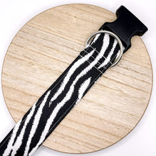 Load image into Gallery viewer, Dog Collar/ Zebra Print Dog Collar/ Fabric Dog Collar/ Animal Print Dog Collar