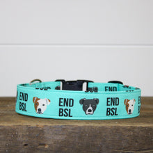 Load image into Gallery viewer, Dog Collar/ End BSL Dog Collar/ Pit Bull Dog Collar/ Fabric Dog Collar/ Pittie Dog Collar