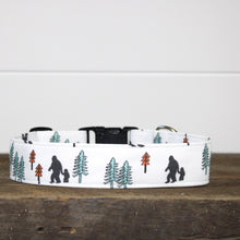 Load image into Gallery viewer, Dog Collar/ Bigfoot Dog Collar/ Mythical Creature Dog Collar/ Yeti Dog Collar/ Fabric Dog Collar