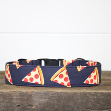 Load image into Gallery viewer, Dog Collar/ Pizza Dog Collar/ Fast Food Dog Collar/ Fabric Dog Collar