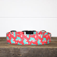 Load image into Gallery viewer, Dog Collar/ Valentine Shark Dog Collar/ Valentines Dog Collar/ Shark Dog Collar