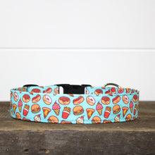 Load image into Gallery viewer, Dog Collar/ Fast Food Dog Collar/ Cute Food Dog Collar/Fabric Dog Collar