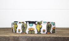 Load image into Gallery viewer, Dog Collar/ Cact-Ass Dog Collar/ Butt Cactus Dog Collar/ Booty Dog Collar/ Cactus Dog Collar/ Fabric Dog Collar
