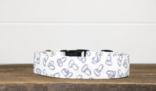 Load image into Gallery viewer, Dog Collar/ Silver Engagement Ring Dog Collar/ Wedding Dog Collar/ Marriage Dog Collar