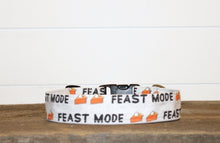 Load image into Gallery viewer, Dog Collar/ Feast Mode Dog Collar/ Pumpkin Pie Dog Collar/Thanksgiving Dog Collar/ Fabric Dog Collar