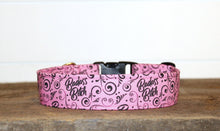 Load image into Gallery viewer, Dog Collar/ Badass B*tch Dog Collar/ Cussing Dog Collar/ Swear Dog Collar/ Naughty Dog Collar/ Fabric Dog Collar