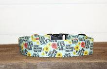 Load image into Gallery viewer, Dog Collar/ Don't F-ing Touch Me Dog Collar/ Cussing Dog Collar/ Swear Dog Collar/ Naughty Dog Collar/ Fabric Dog Collar