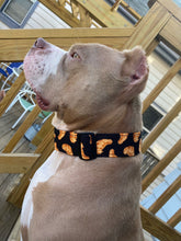Load image into Gallery viewer, Dog Collar/ Croissant Dog Collar/ Food Dog Collar/ Fabric Dog Collar/ French Dog Collar