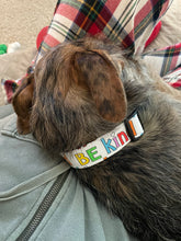 Load image into Gallery viewer, Dog Collar/ Be Kind Dog Collar/ Kindness Dog Collar/ Mental Health Dog Collar/ Fabric Dog Collar