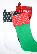 Load image into Gallery viewer, Personalized Holiday Stocking