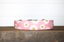 Load image into Gallery viewer, Dog Collar/ Smily Face Dog Collar/ Kindness Dog Collar/ Good Message Dog Collar/ Happy Dog CollarFabric Dog Collar
