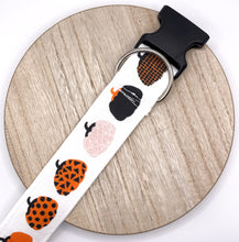 Load image into Gallery viewer, Dog Collar/ Pretty Pumpkins Dog Collar/ Pumpkins Dog Collar/ Trendy Pumpkins Dog Collar/ Autumn Dog Collar/ Fabric Dog Collar
