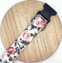Load image into Gallery viewer, Dog Collar/ Boho Roses Dog Collar/ Pretty Rose Dog Collar/ Flower Dog Collar/ Boho Dog Collar
