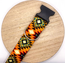 Load image into Gallery viewer, Orange Aztec Dog Collar
