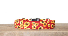 Load image into Gallery viewer, Metallic Sunflowers Dog Collar
