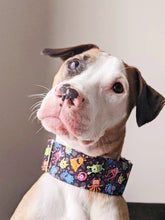 Load image into Gallery viewer, Dog Collar/ Monsters Dog Collar/ Aliens Dog Collar/ Colorful Dog Collar
