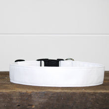Load image into Gallery viewer, Dog Collar/ White Dog Collar/ Solid Dog Collar
