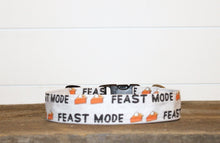 Load image into Gallery viewer, Dog Collar/ Feast Mode Dog Collar/ Pumpkin Pie Dog Collar/Thanksgiving Dog Collar/ Fabric Dog Collar
